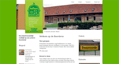 Desktop Screenshot of logerenopdeboerderie.com