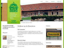 Tablet Screenshot of logerenopdeboerderie.com